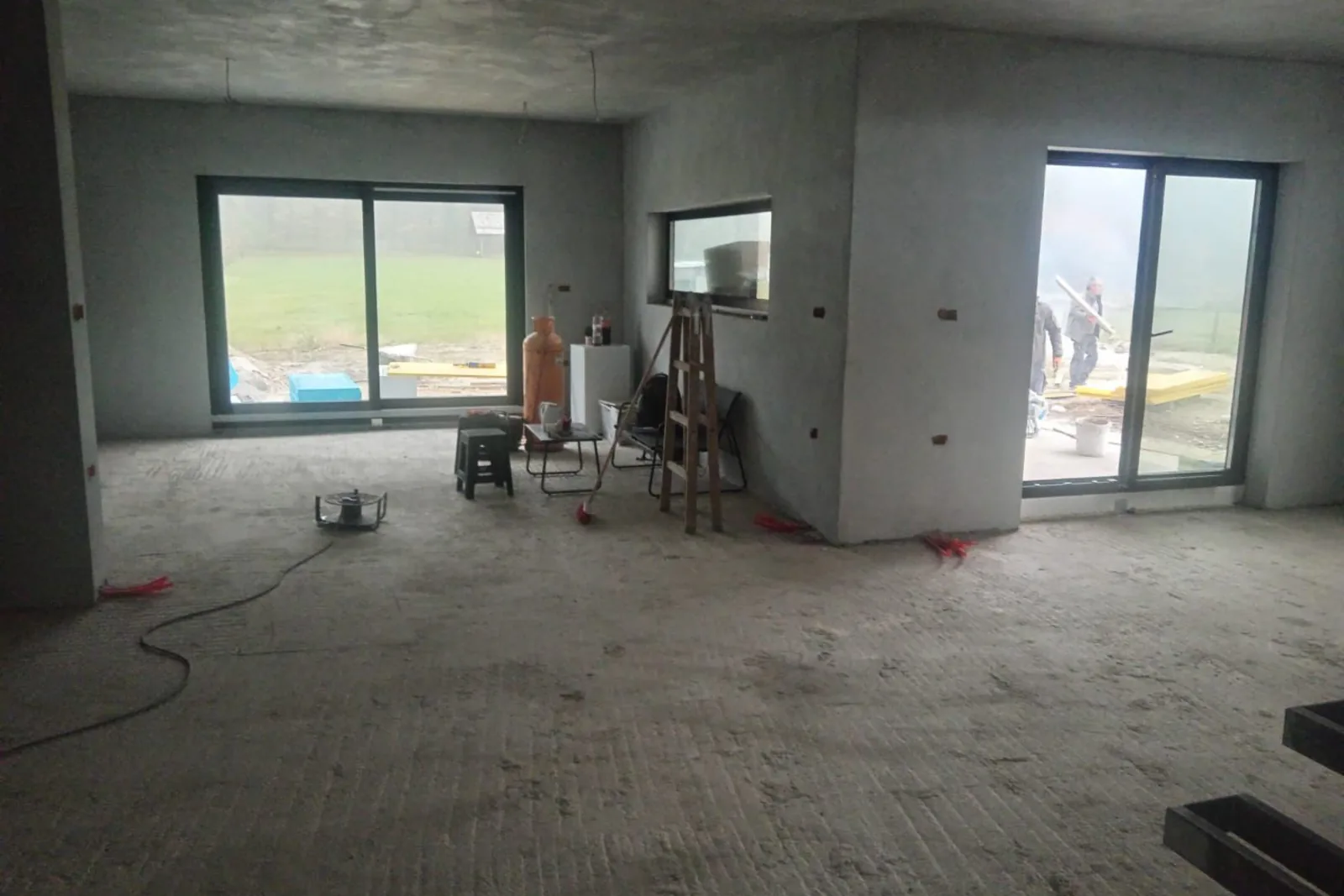 Gotov prostor nakon strojne žbuke